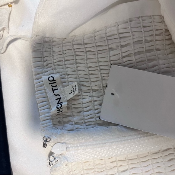 NWT Floral Trim midi dress bridal shower rehearsal dinner - Picture 7 of 7